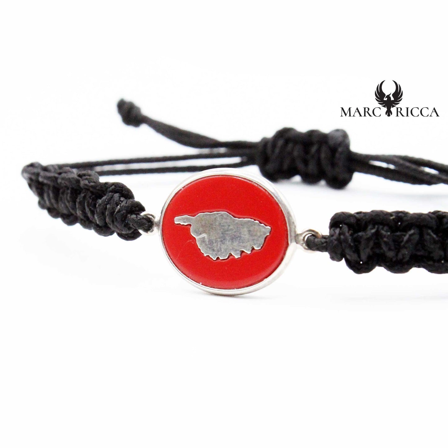 Bracelet Argent Corse & Corail