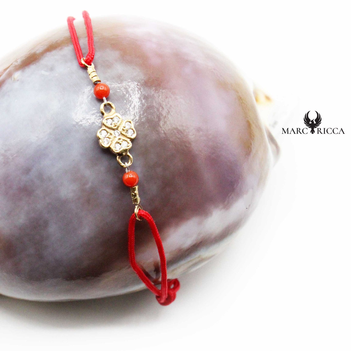 Bracelet Argent Corail & Zirconium