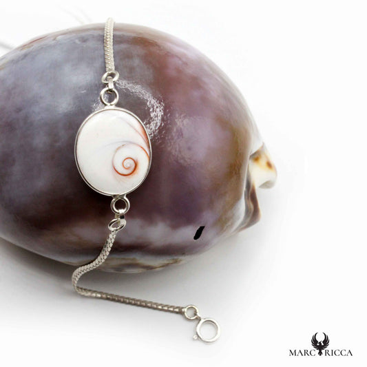 Bracelet Agent ou Vermeil œil de St-Lucie Ovale