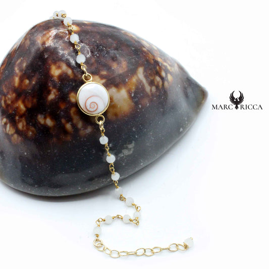 Bracelet Argent Gigi œil de St-Lucie Rond Vermeil