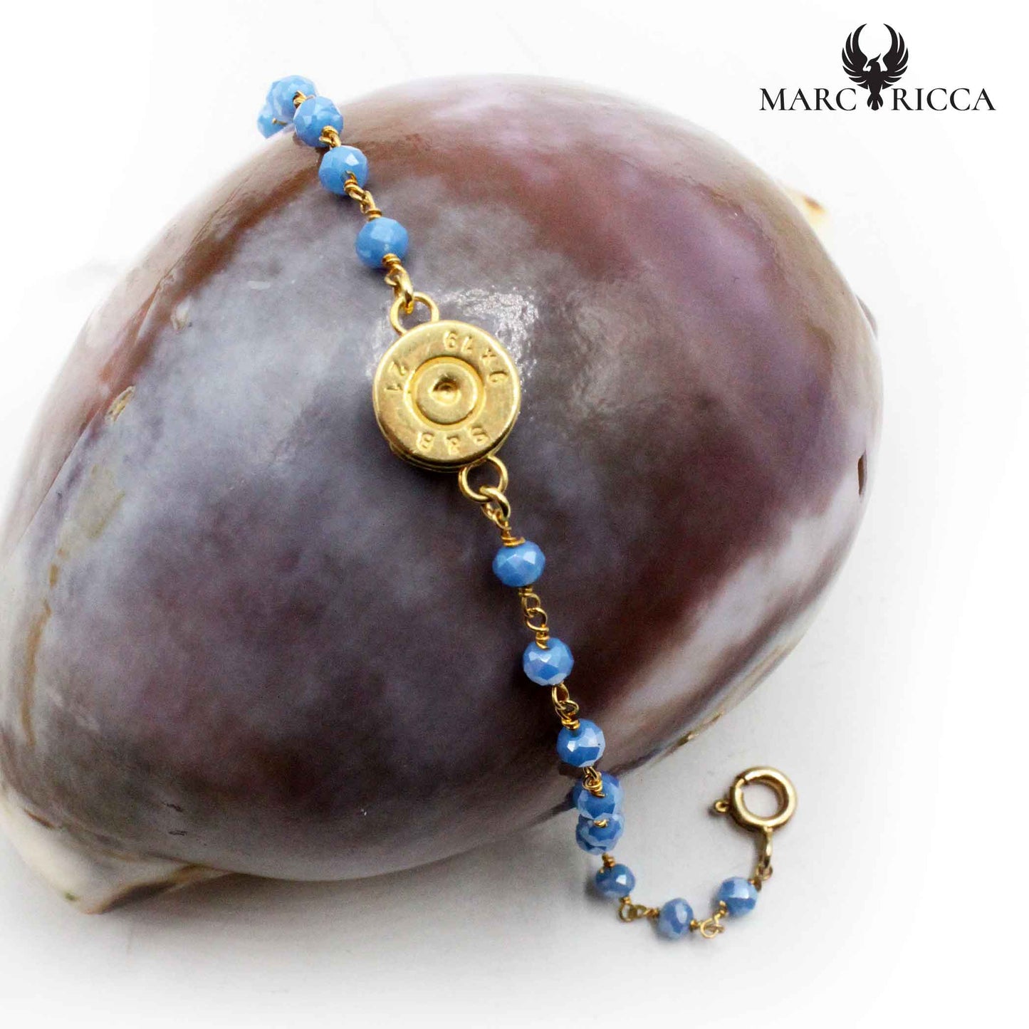 Bracelet Argent Chainette Cristal & Douille