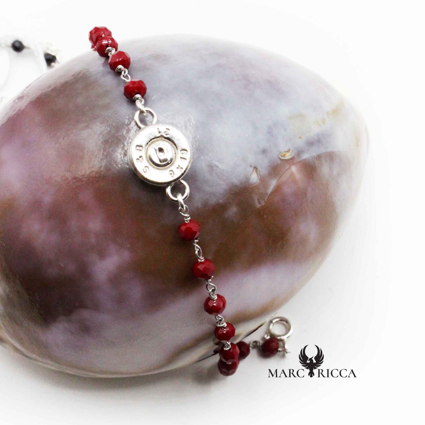Bracelet Argent Chainette Cristal & Douille