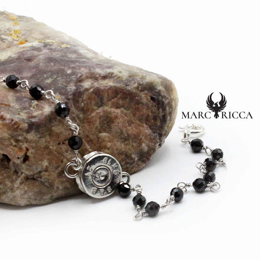 Bracelet Argent Chainette Cristal & Douille