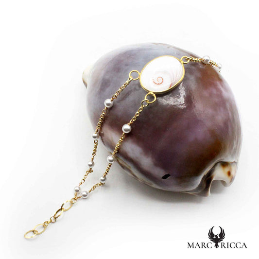 Bracelet Argent Œil de St-Lucie Vermeil