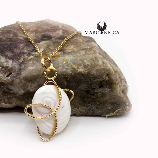 Pendentif Argent Œil de Sainte-Lucie Fleur