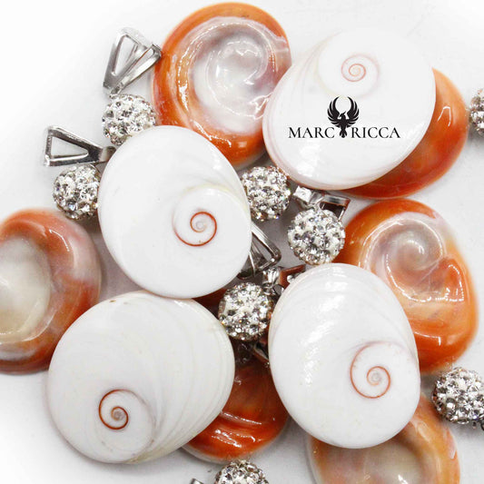 Pendentif Argent Œil de St-Lucie et Strass