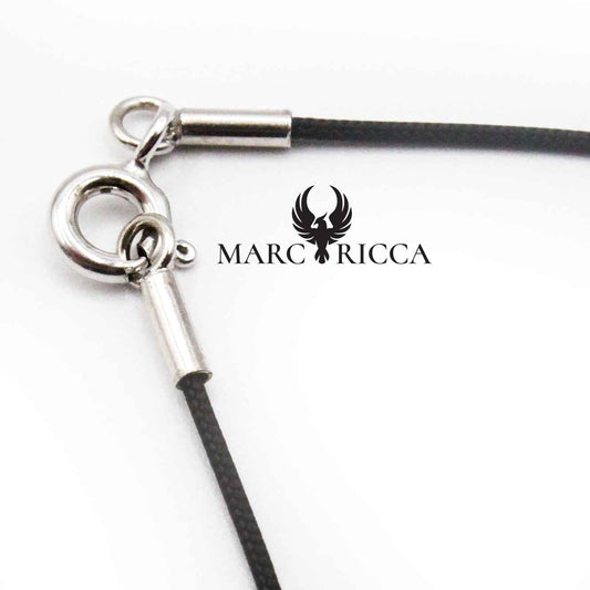 Cordon Argent 1 mm Marron