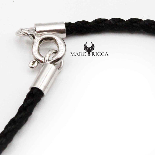 Cordon Argent Torsade 2 mm