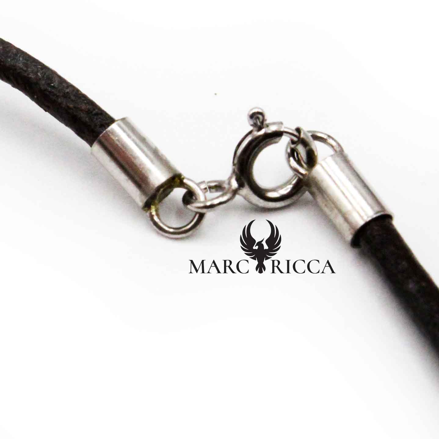 Cordon Argent Cuir 2.5 mm