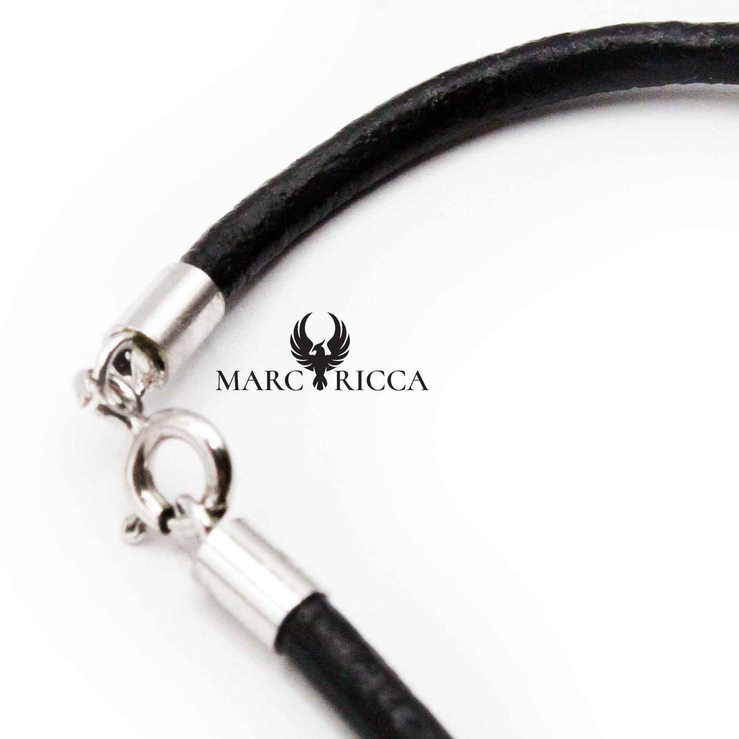 Cordon Argent Cuir 2.5 mm