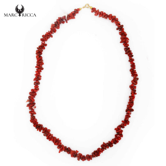 Collier Vermeil Cupolino Corail Rouge