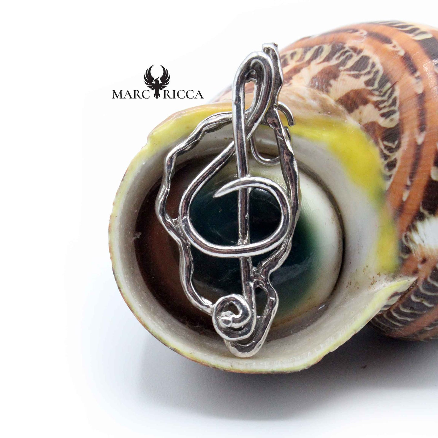 Pendentif Argent Corse Note de musique