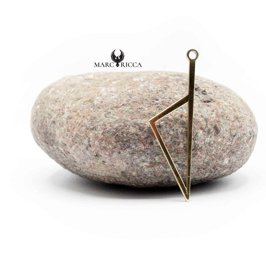 Pendentif Argent Corse Stylisée