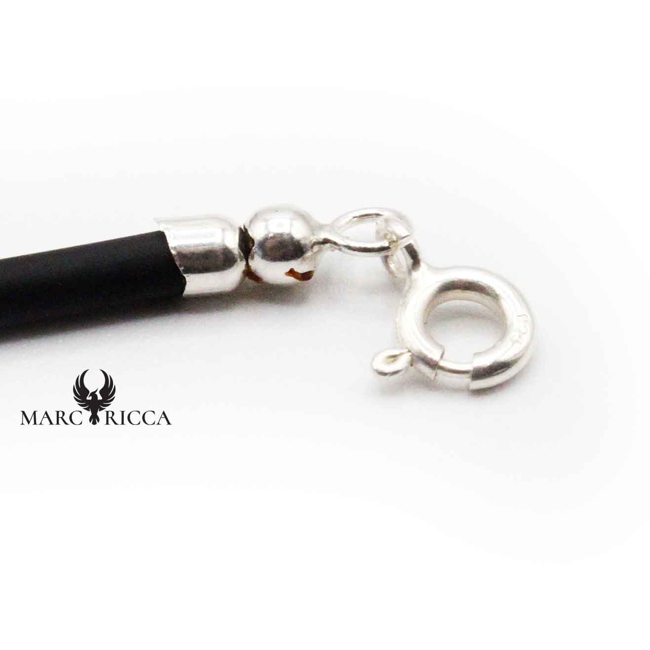 Bracelet Argent Cupolino Corail Rouge