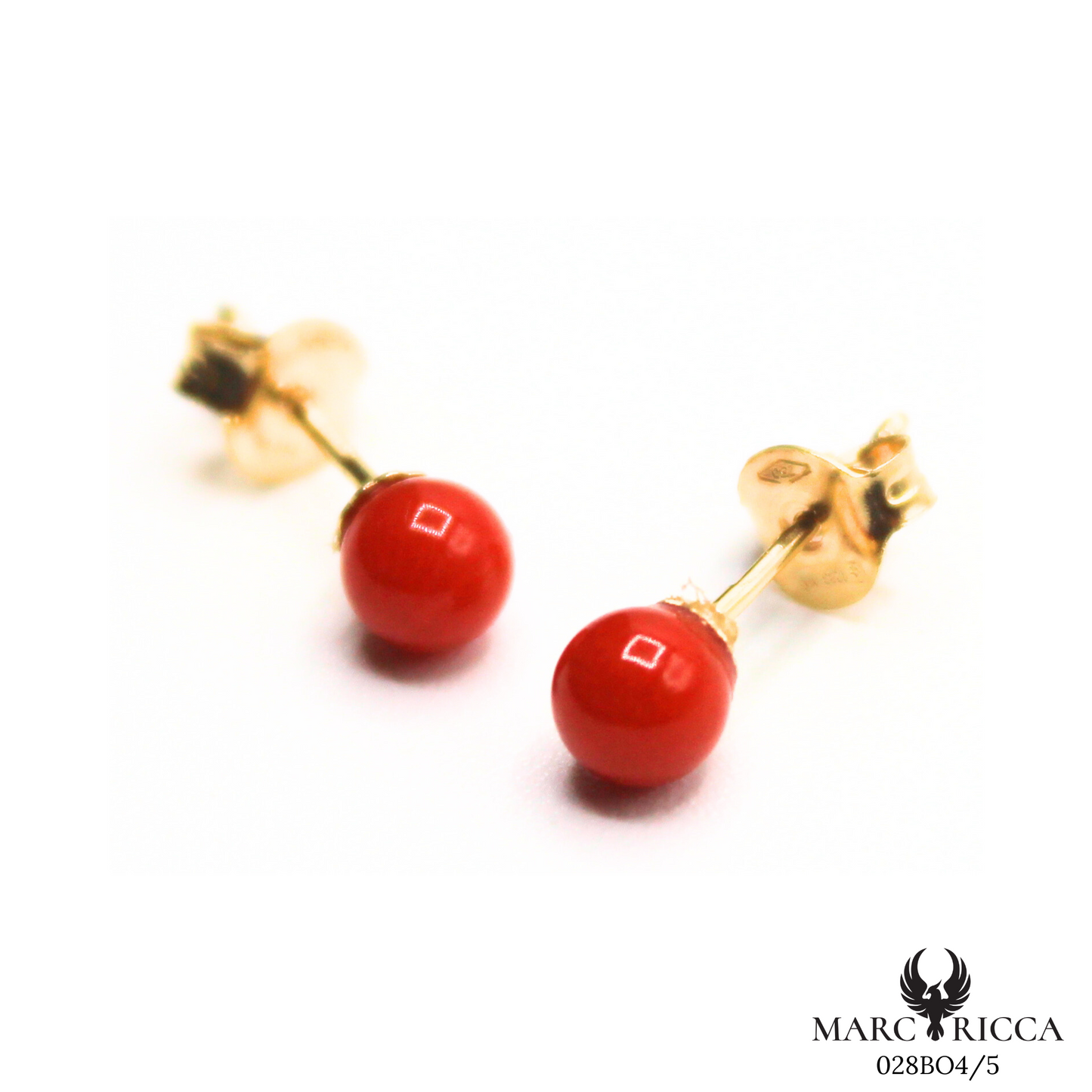 Boucles Or Corail Perle 3/45/75mm