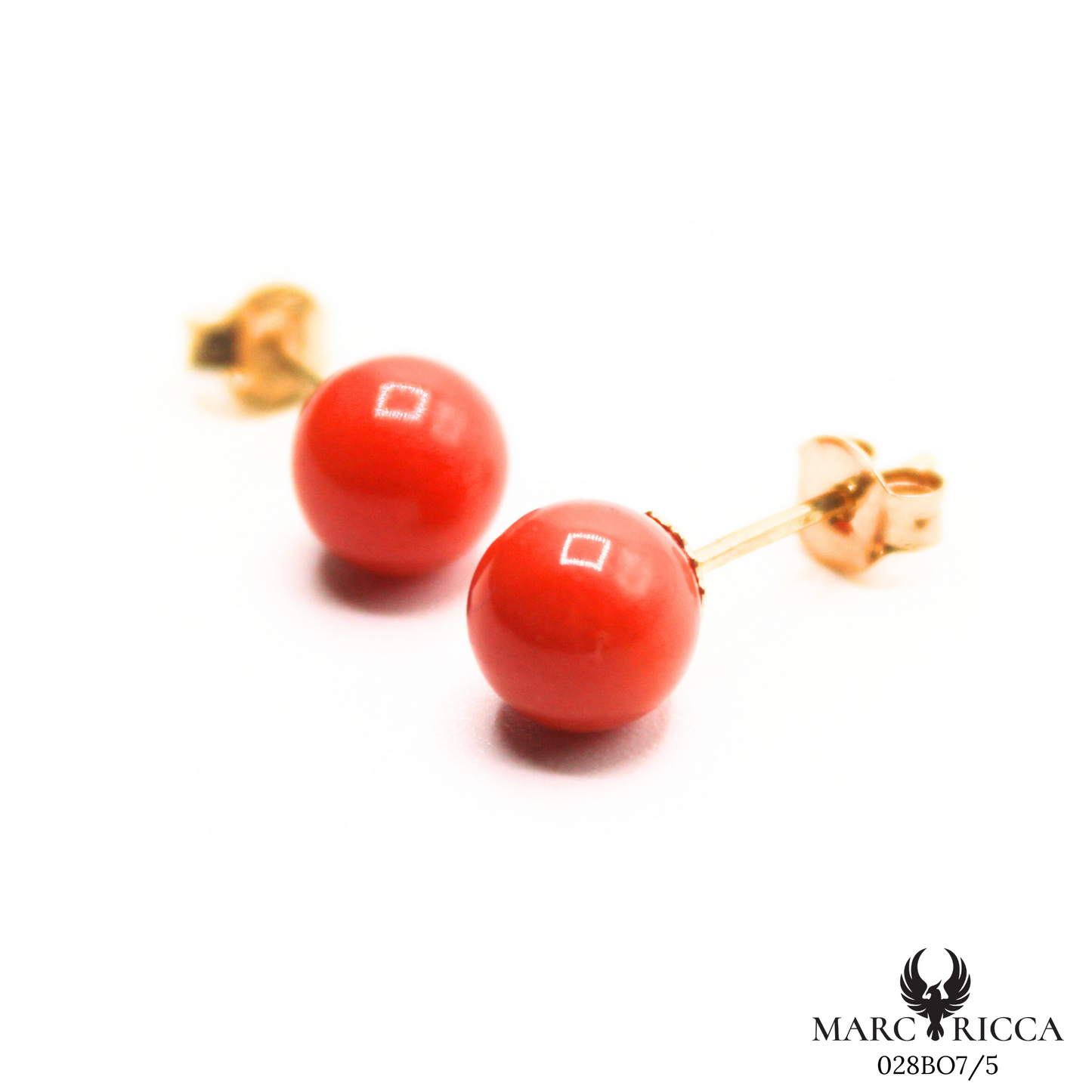 Boucles Or Corail Perle 3/45/75mm