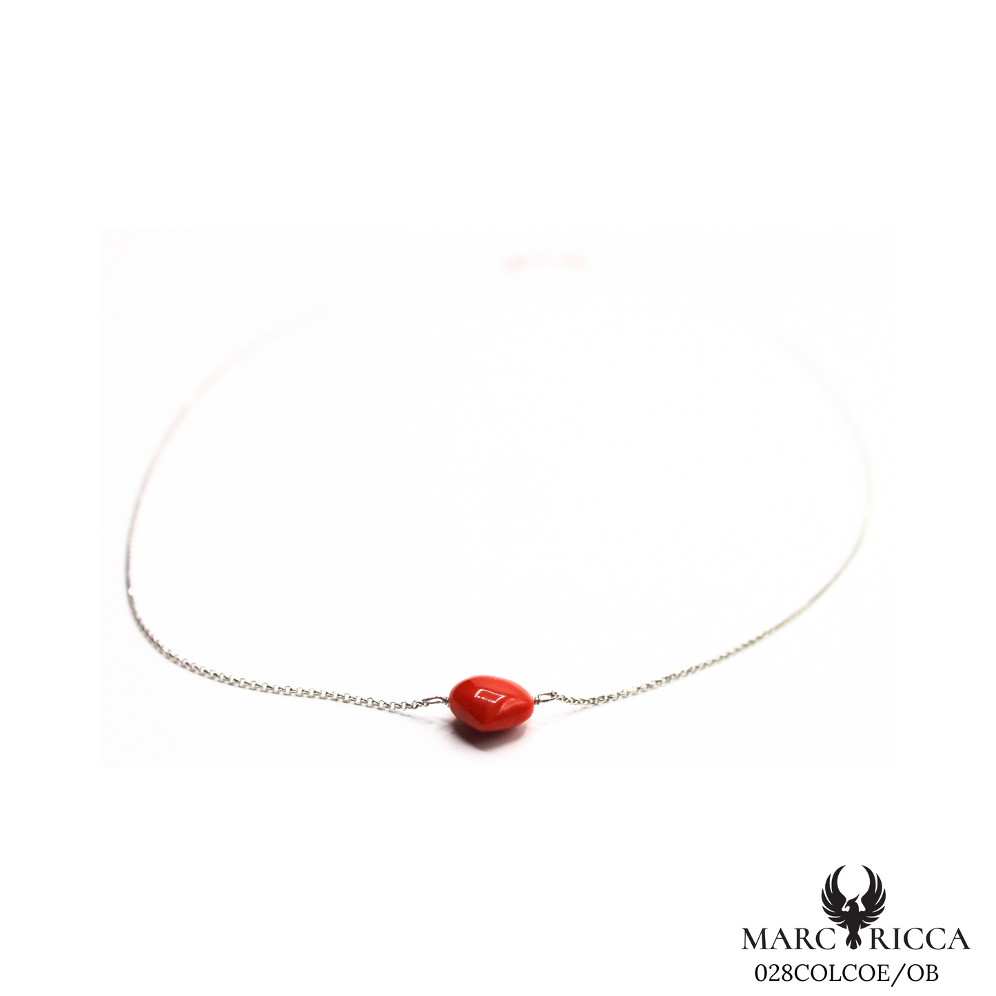 Collier Or Corail Cœur Or Jaune & Gris