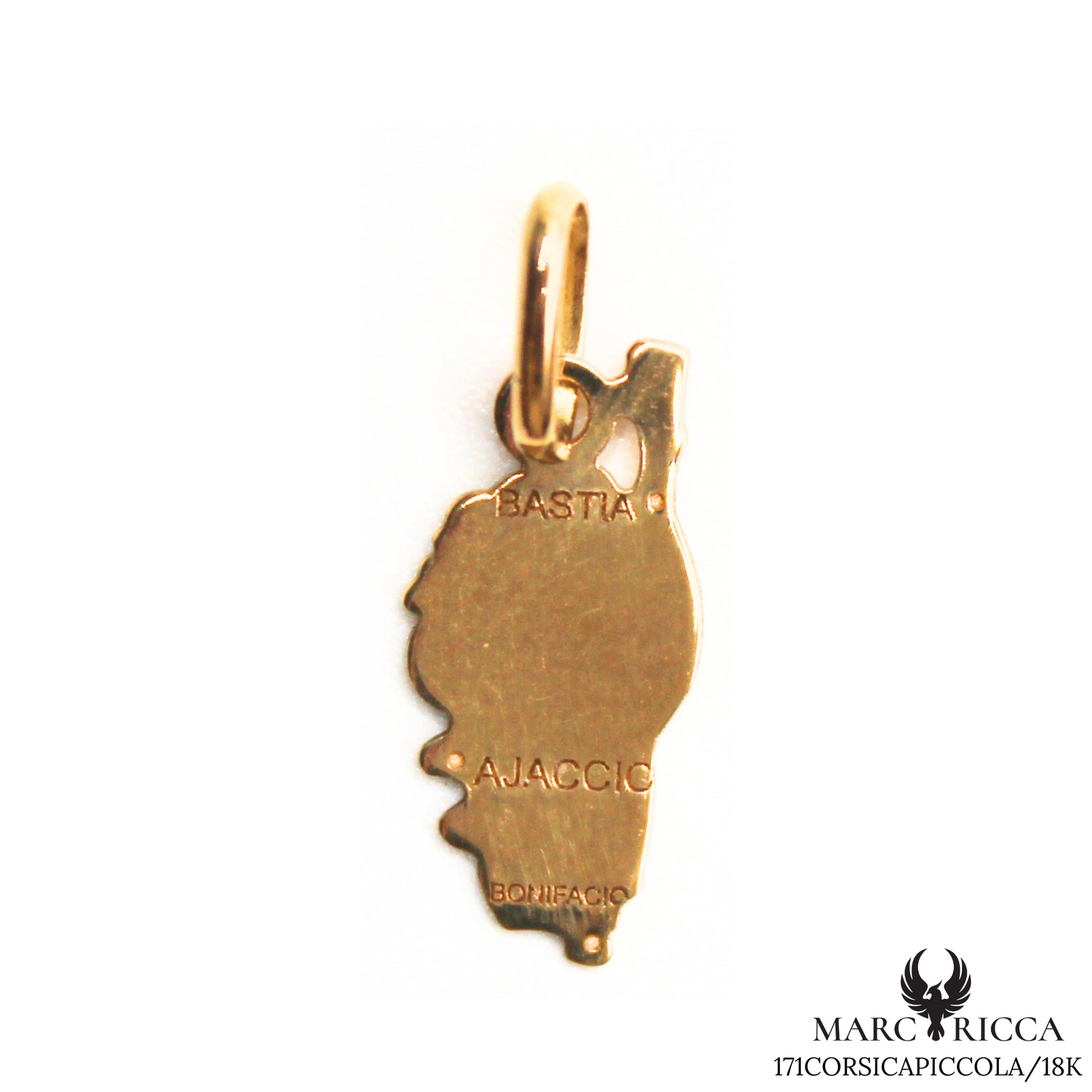 Pendentif Or Corse Pleine & Villes 18 ou 9 carats