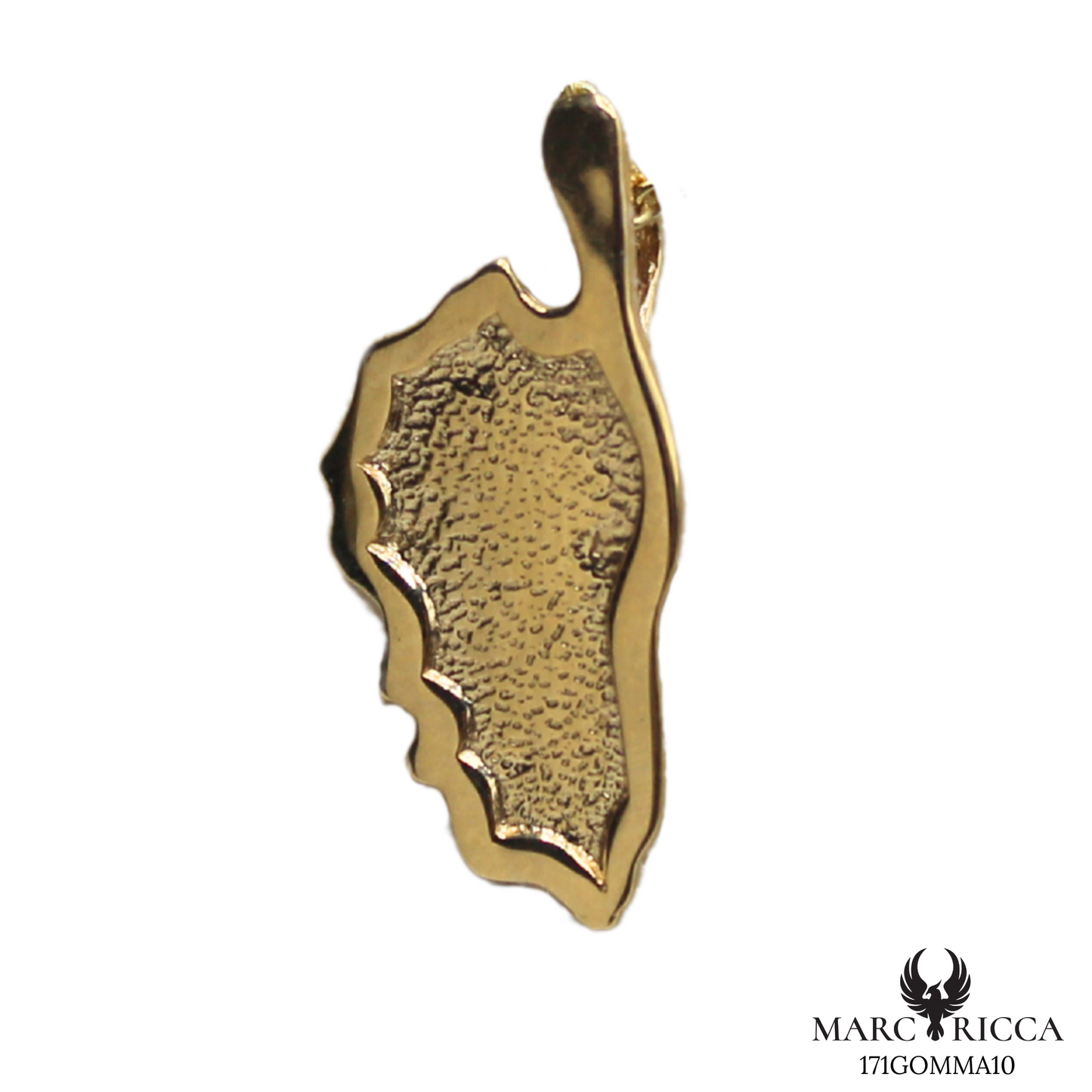 Pendentif Or Corse Texturée 18 ou 9 carats