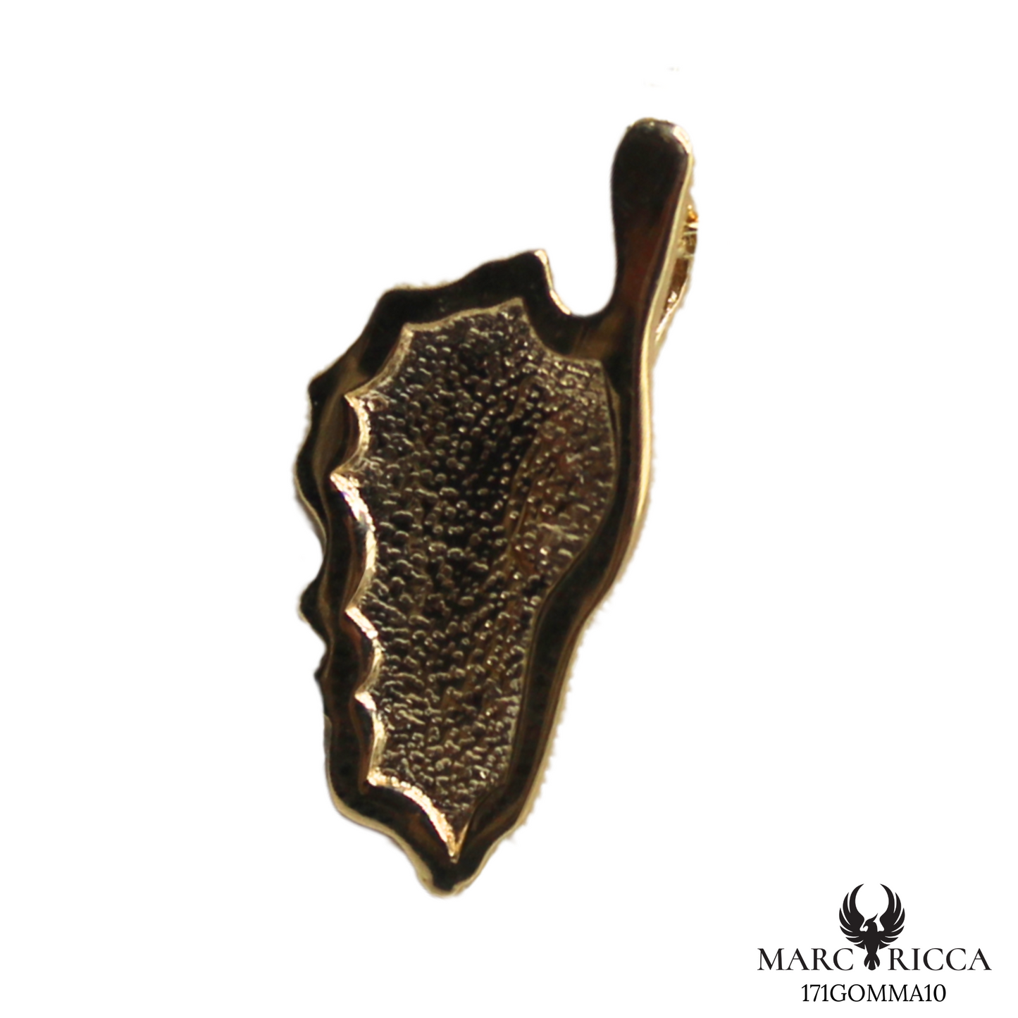Pendentif Or Corse Texturée 18 ou 9 carats