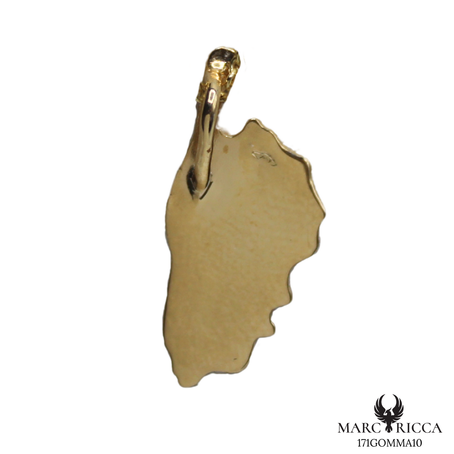 Pendentif Or Corse Texturée 18 ou 9 carats