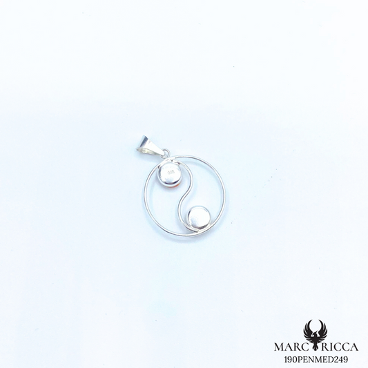 Pendentif œil de Sainte Lucie Yin & Yang