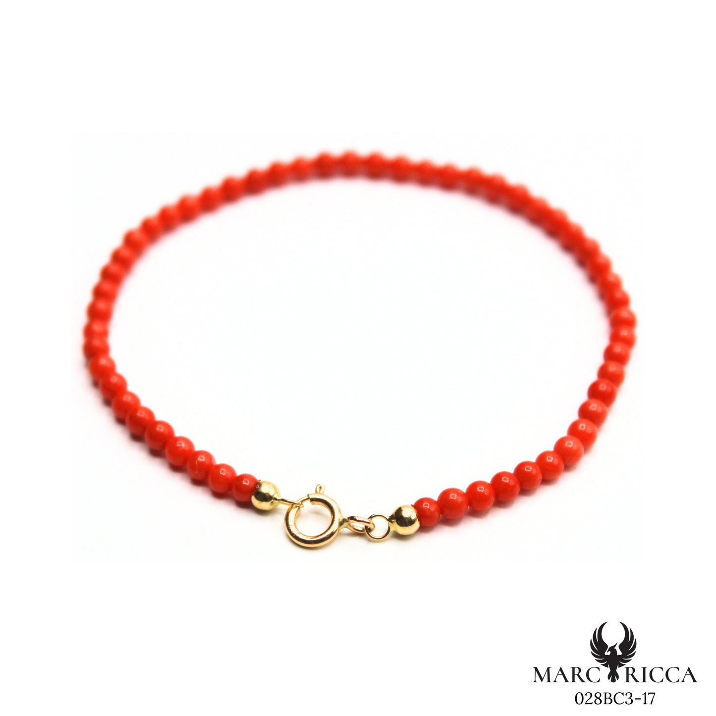 Bracelet Or Corail Perle