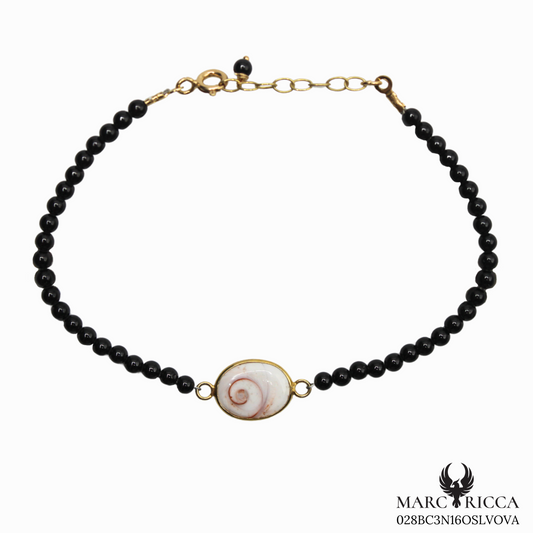 Bracelet Vermeil Spinelle & Oeil de Sainte Lucie