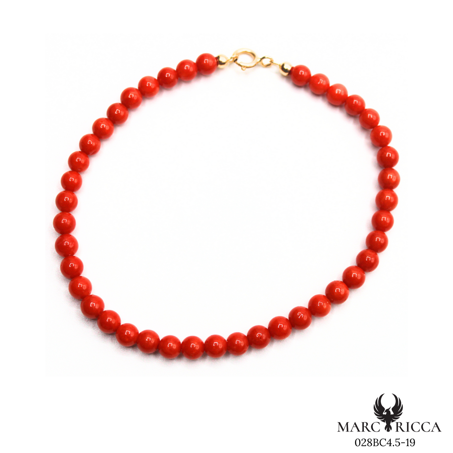 Bracelet Or Corail Perle 45mm