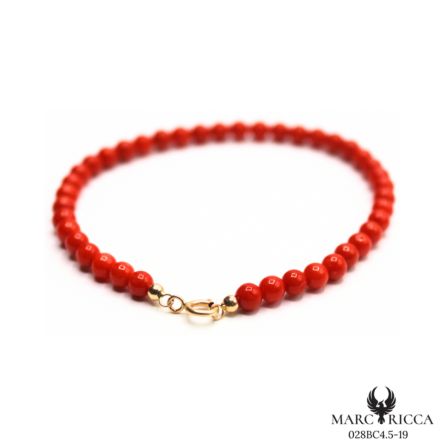 Bracelet Or Corail Perle 45mm