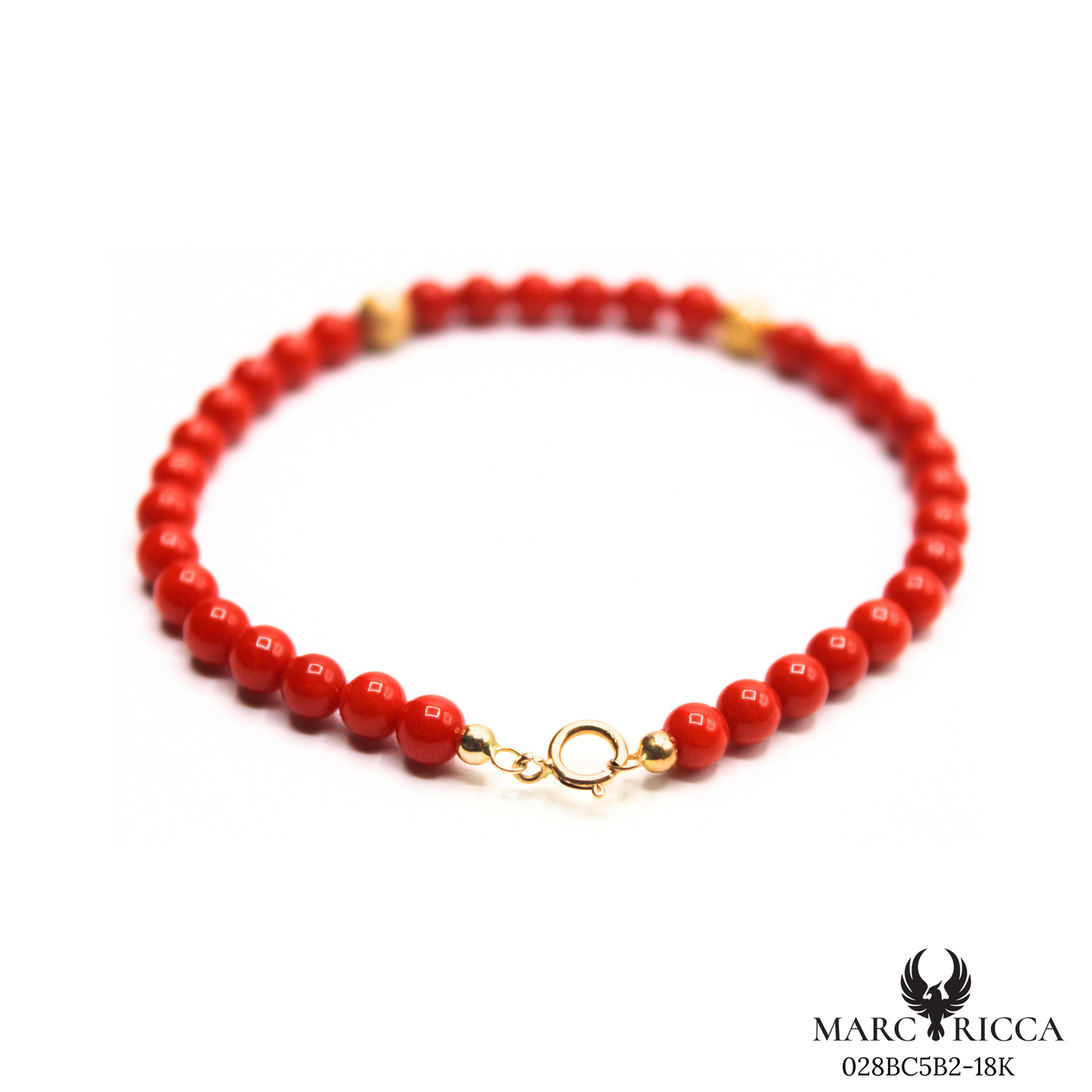 Bracelet Or Corail Perle & Perle Or
