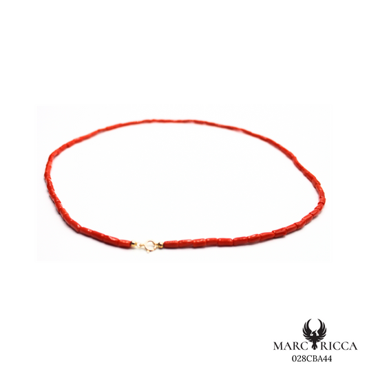 Collier Or Corail Tube