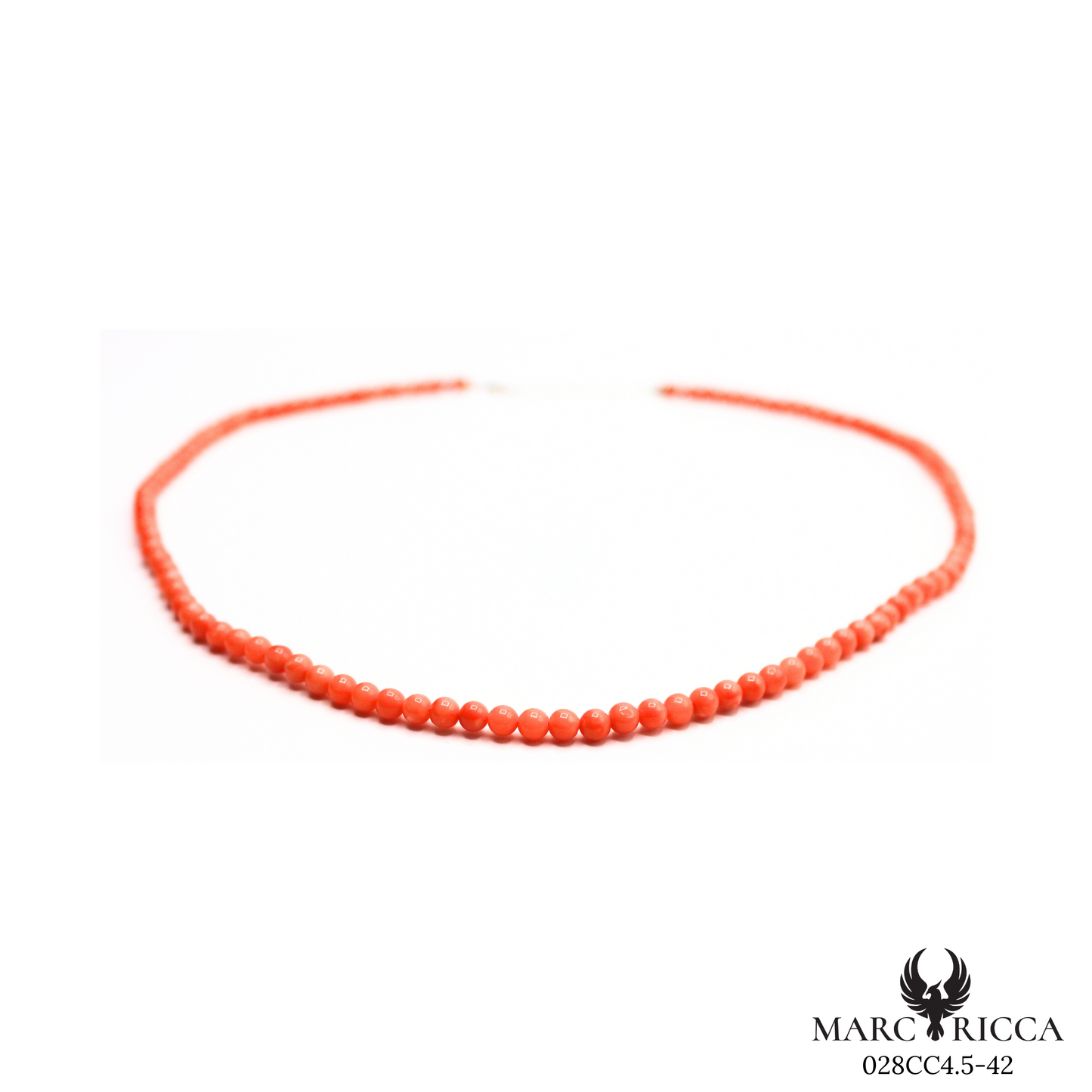 Collier Or Corail Rose & Or Gris