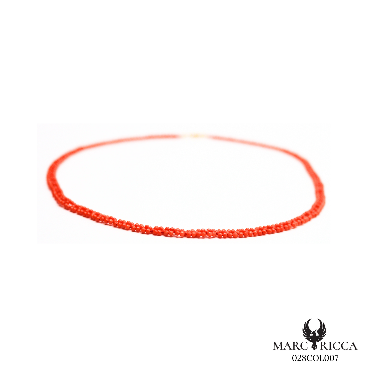 Collier Or Corail Chemin Perle