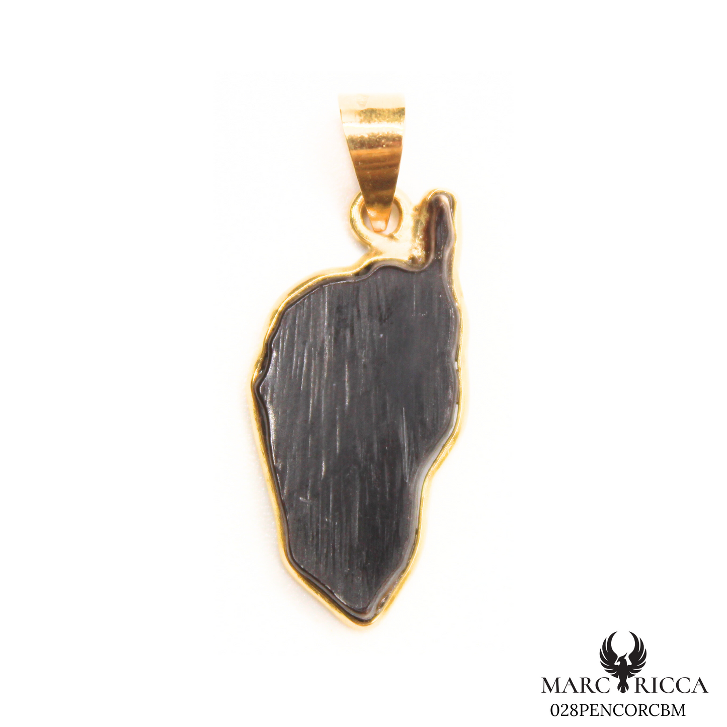 Pendentif Or Corne Bovin Pièce Unique