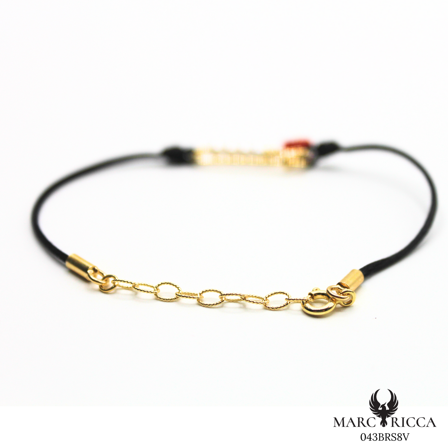 Bracelet Vermeil Corail & Perles Broche