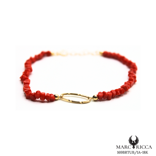 Bracelet Or Corail Sasso & Anneau