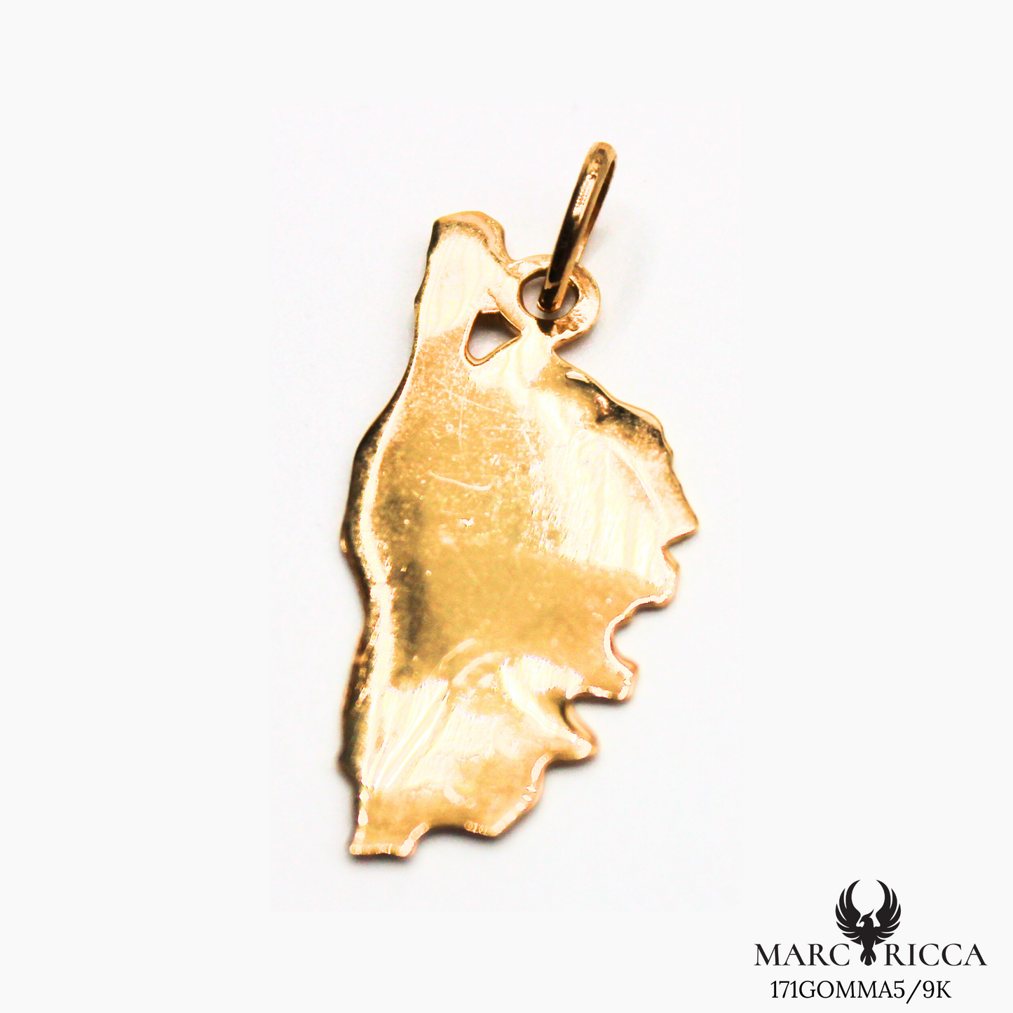 Pendentif Or Corse & Villes Principales