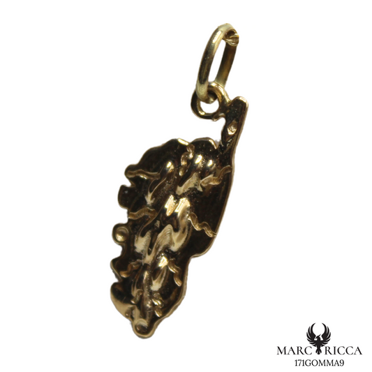 Pendentif Or Corse Gros Relief 18 ou 9 Carats