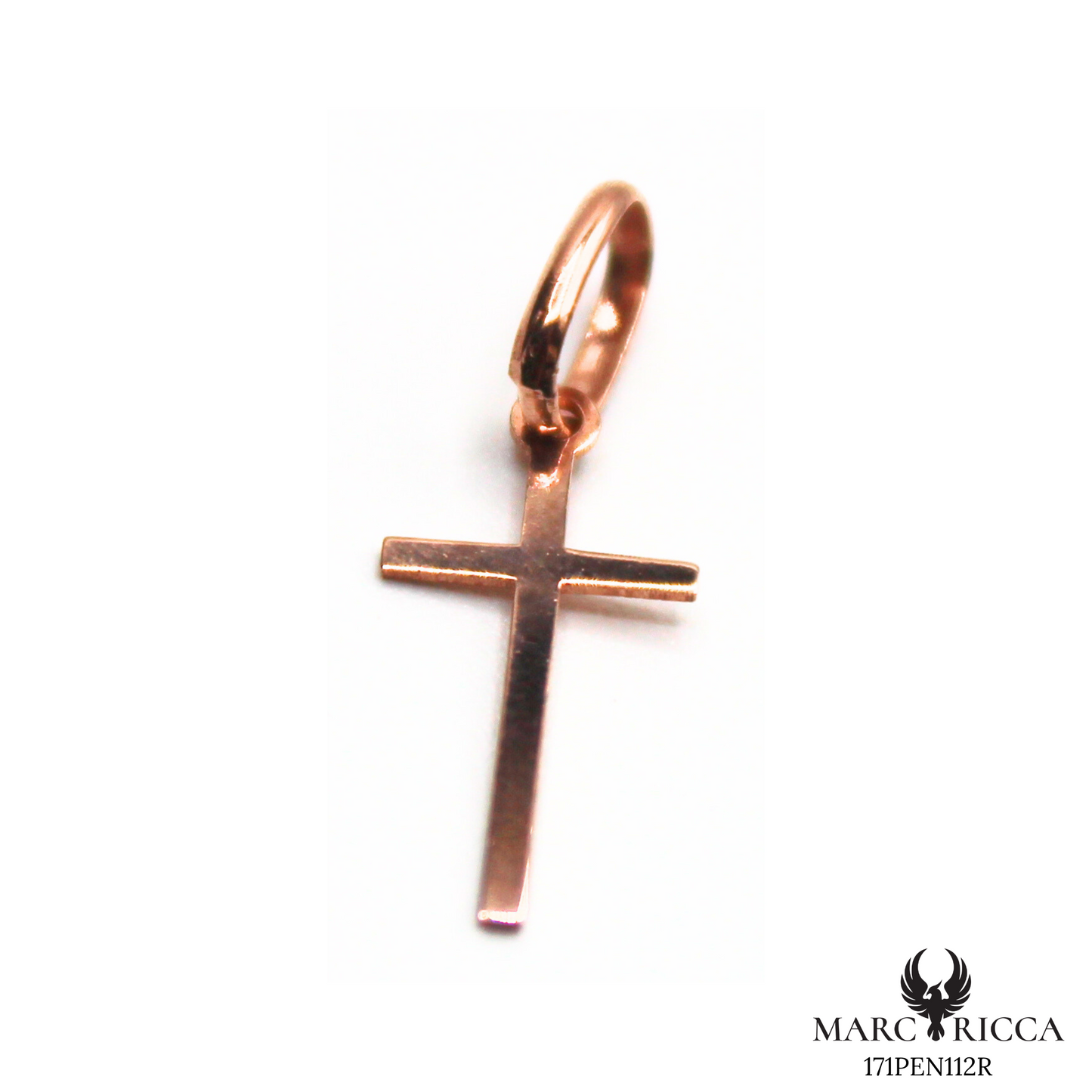 Pendentif Or Rose Croix