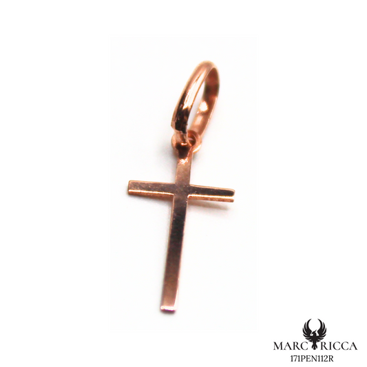 Pendentif Or Rose Croix