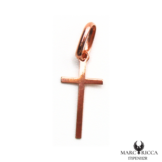 Pendentif Or Rose Croix