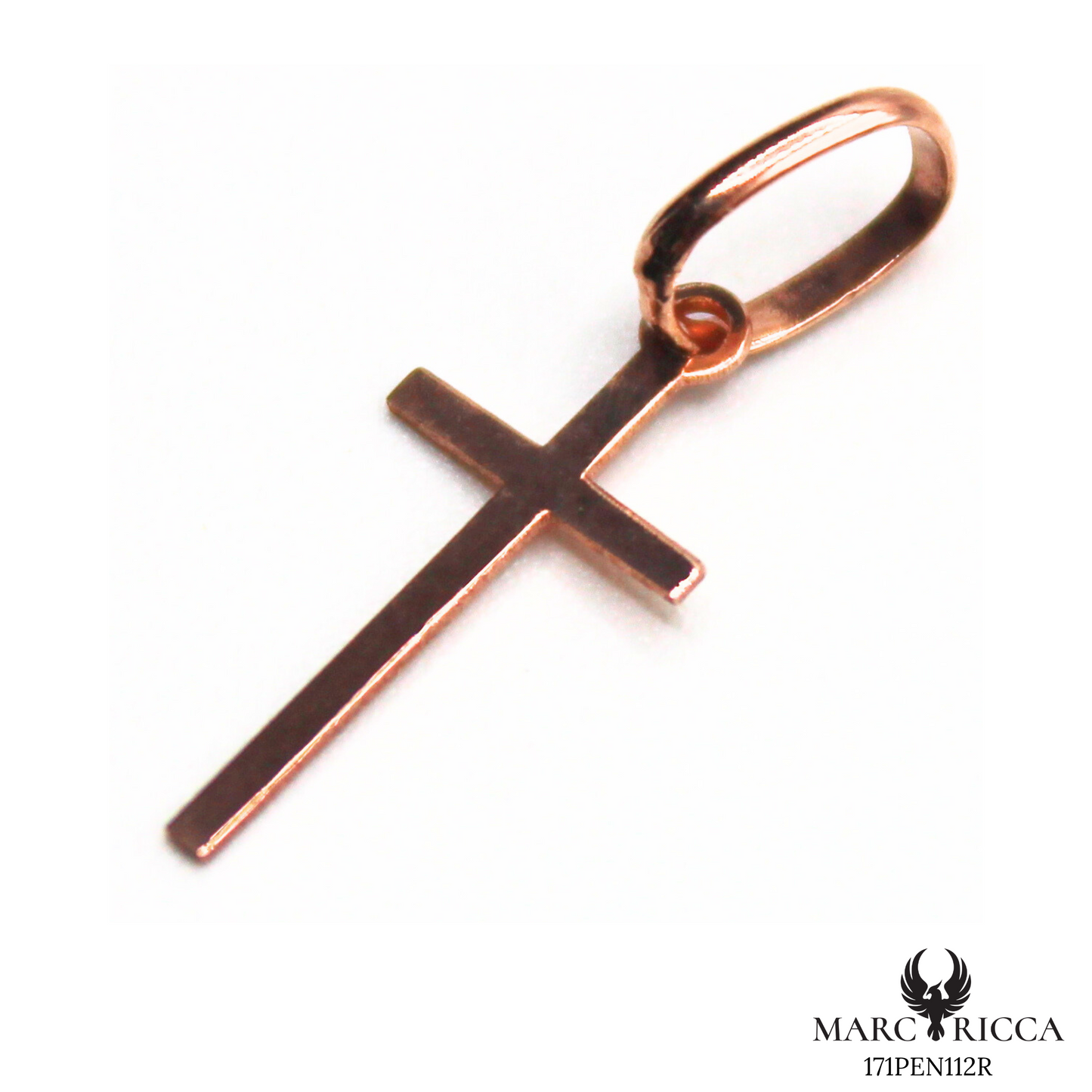 Pendentif Or Rose Croix