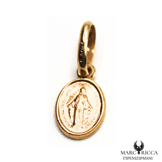 Pendentif Or Madone 73mm