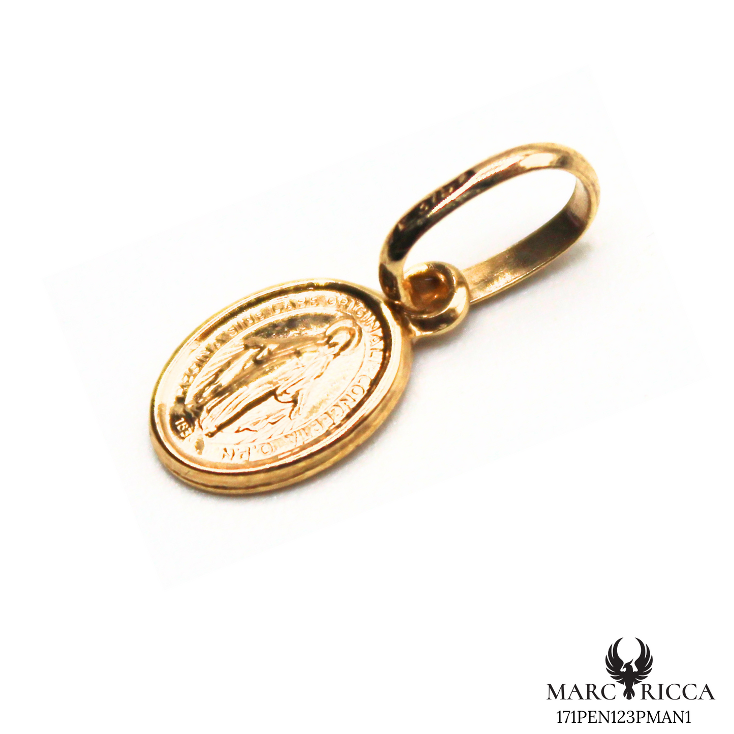 Pendentif Or Madone 73mm
