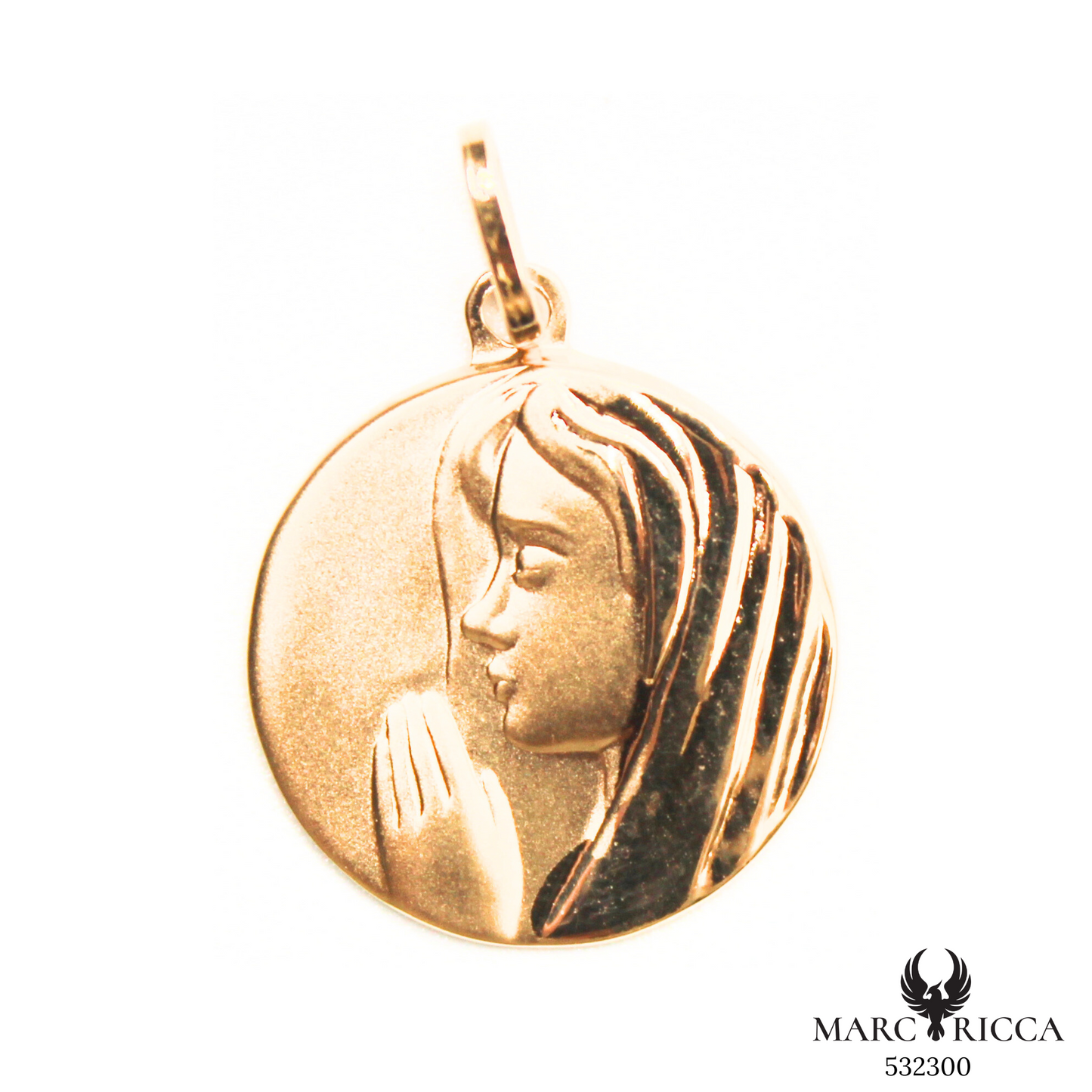 Pendentif Or Médaille Vierge