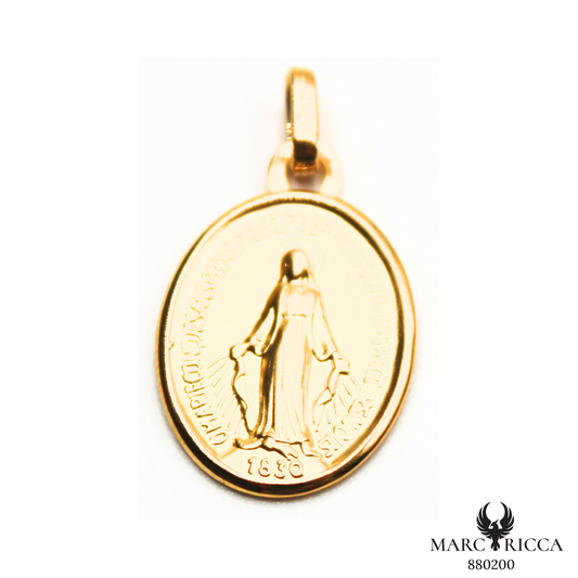 Pendentif Or Madone 1.6cm