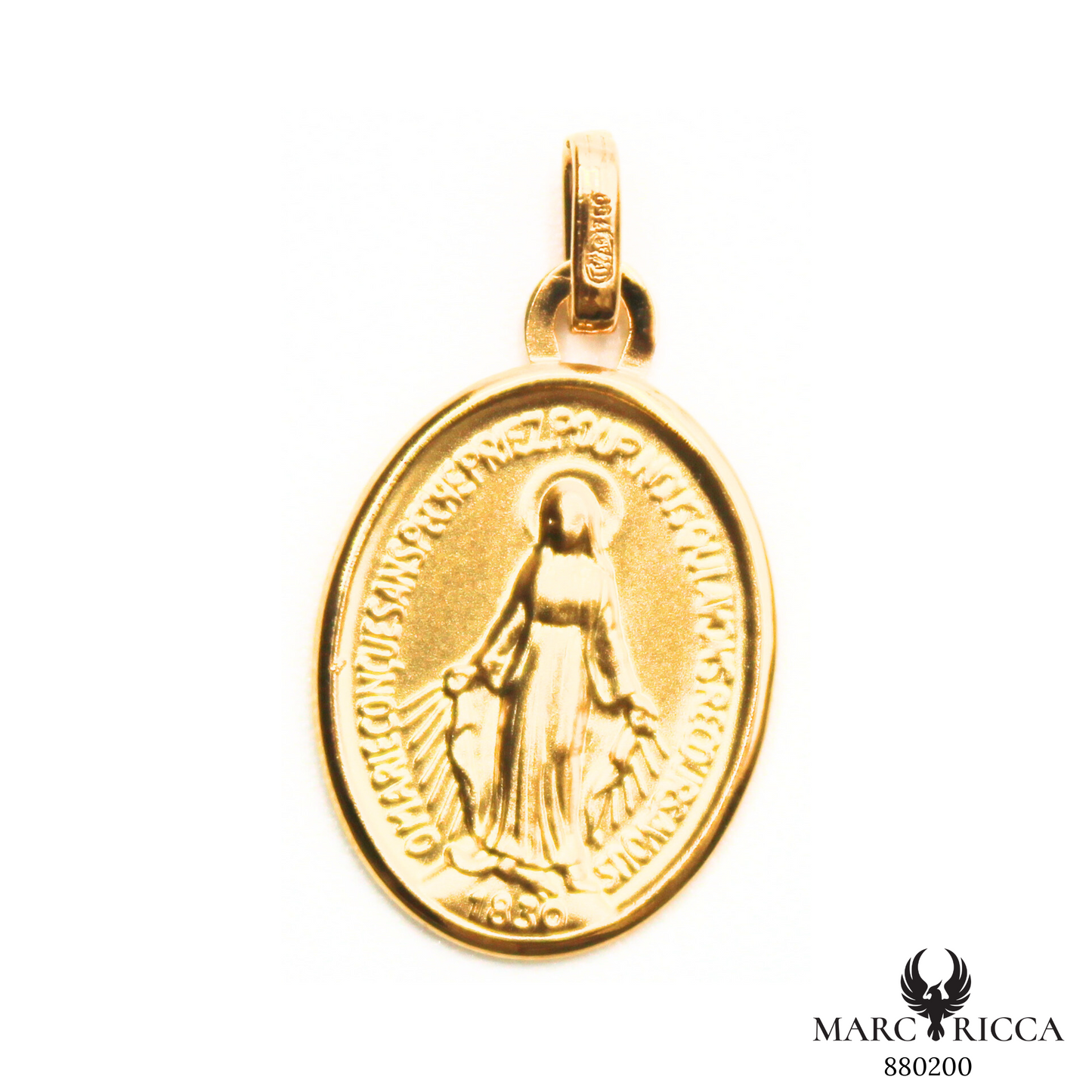 Pendentif Or Madone 1.6cm