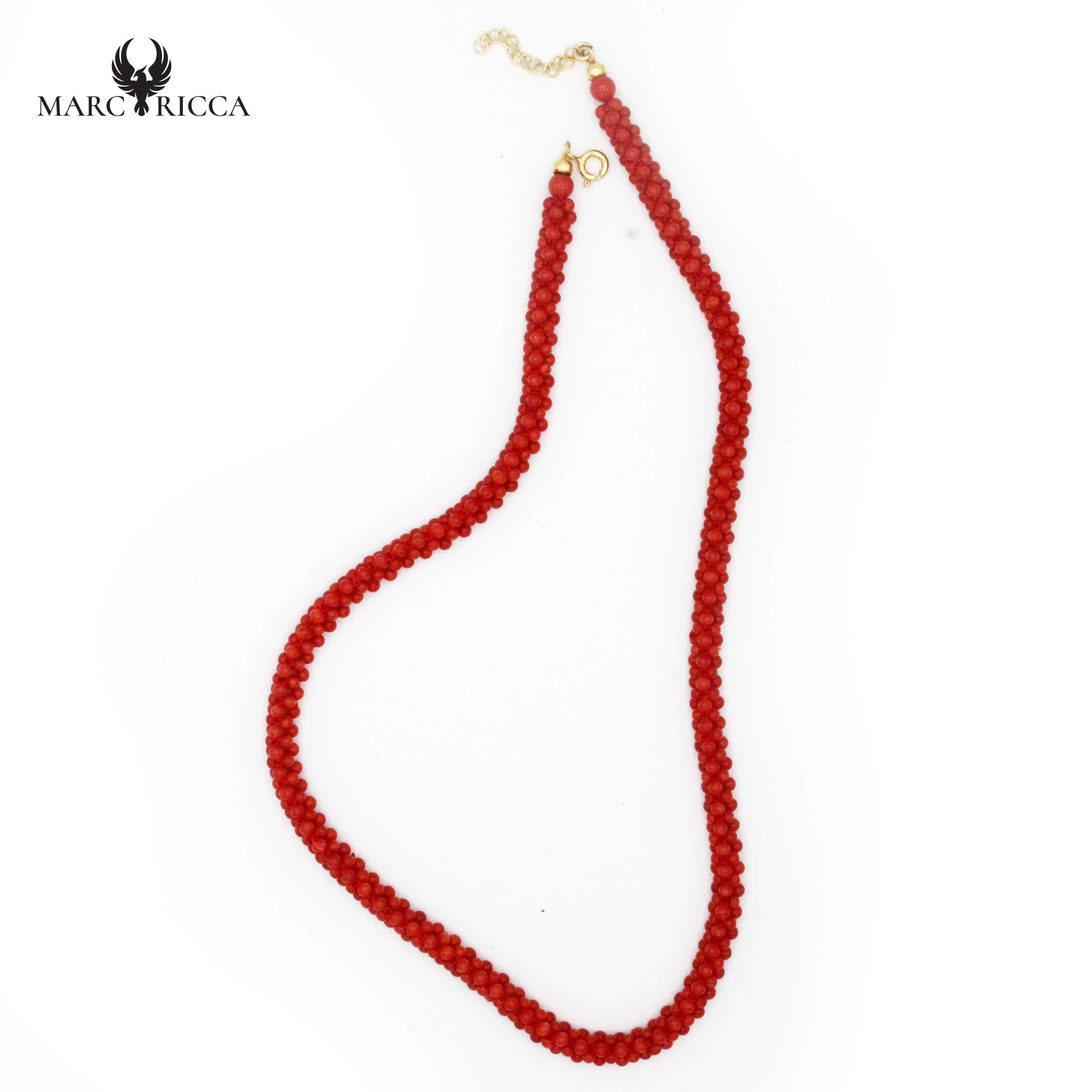 Collier Sautoir Racine De Corail - Bijou De Créateur, Pièce Unique - Neuf Avec étiquettes