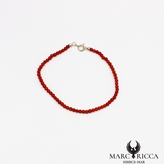 Bracelet perles corail 3mm